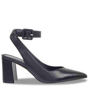 Black Leather Pumps  Marc Fisher Size 9